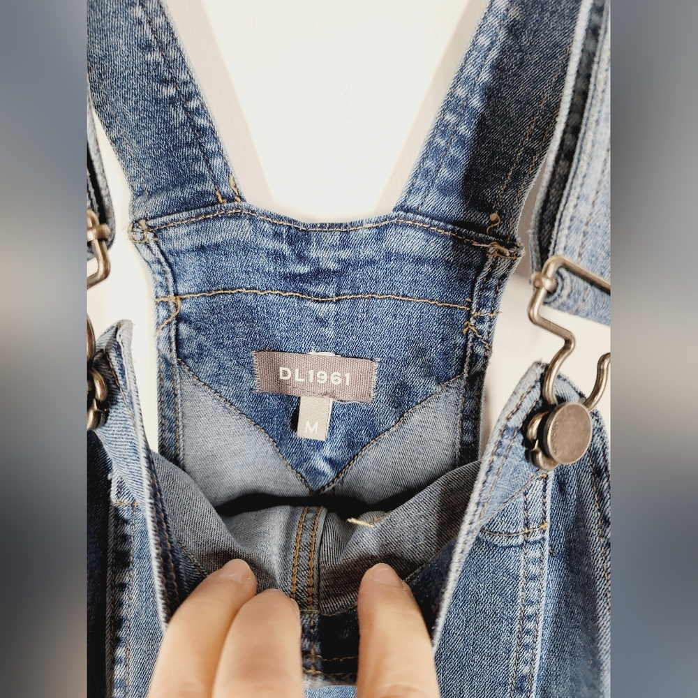 DL1961 Straight Maternity Overalls, Size Medium - Picture 3 of 4